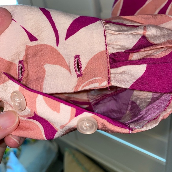 DREW for Anthropologie drawstring crop blouse - Picture 5 of 5